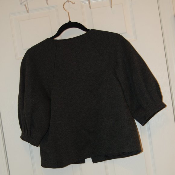 Kenneth Cole Reaction Women's Grey Dressy Size 8 Jacket W/2 Snap Closure - Picture 4 of 8